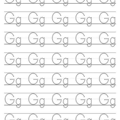 26 Printable Worksheets Trace The Letters Uppercase